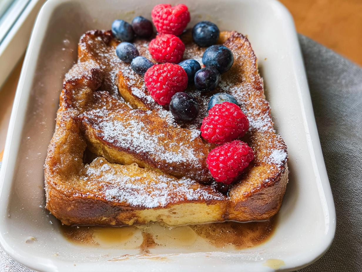 Overnight French Toast Bake: 1 Amazing Brunch