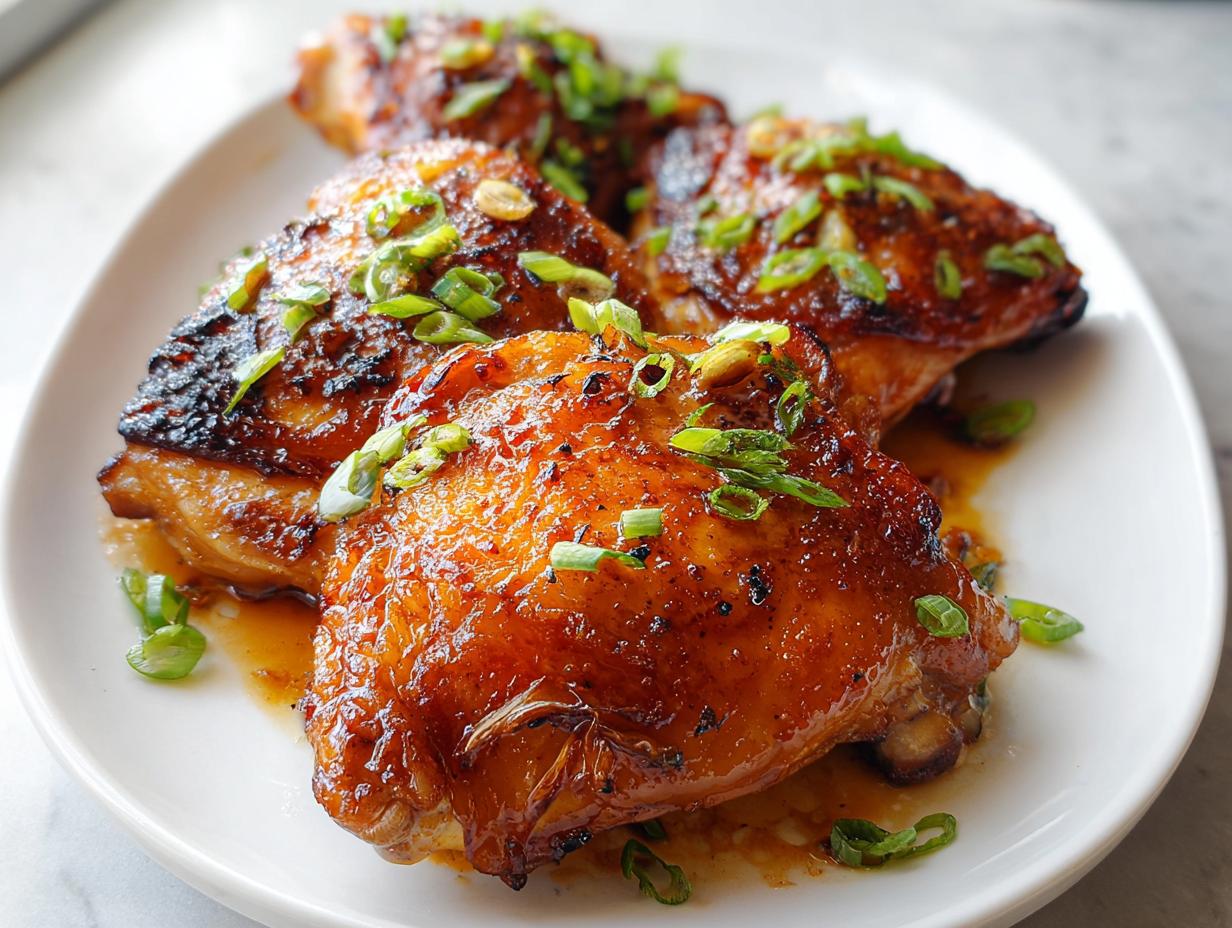 5 Amazing Soy-Ginger Sticky Thighs (One Pan)