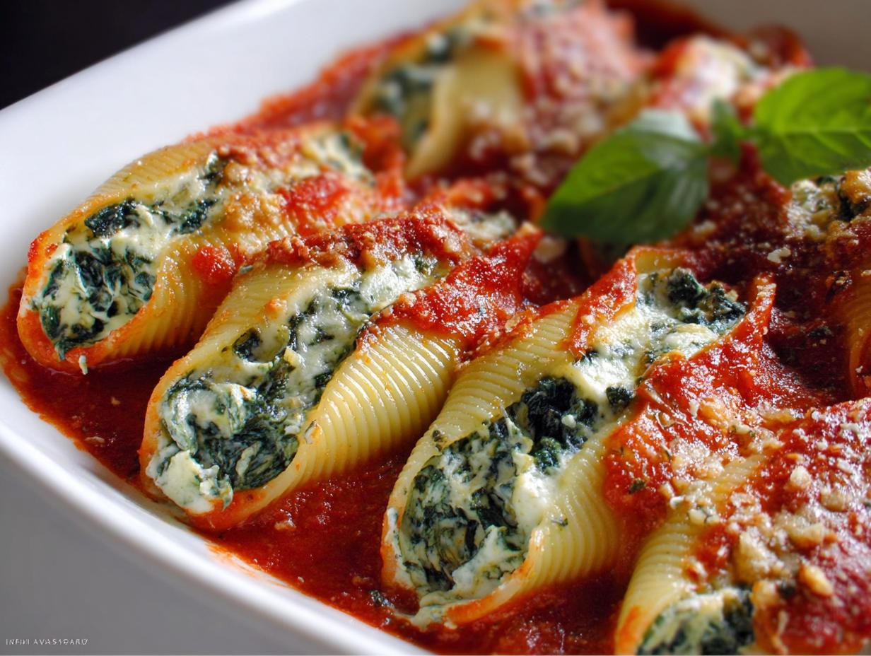 Amazing 1-Day Spinach & Ricotta Stuffed Shells (Make-Ahead)