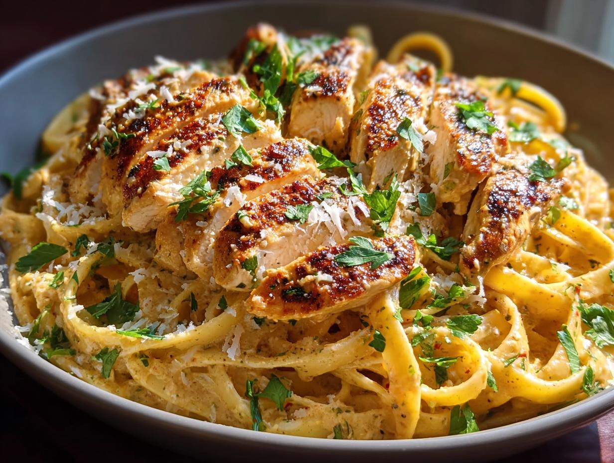 Easy Cowboy Butter Chicken Linguine: 30 Min Dinner