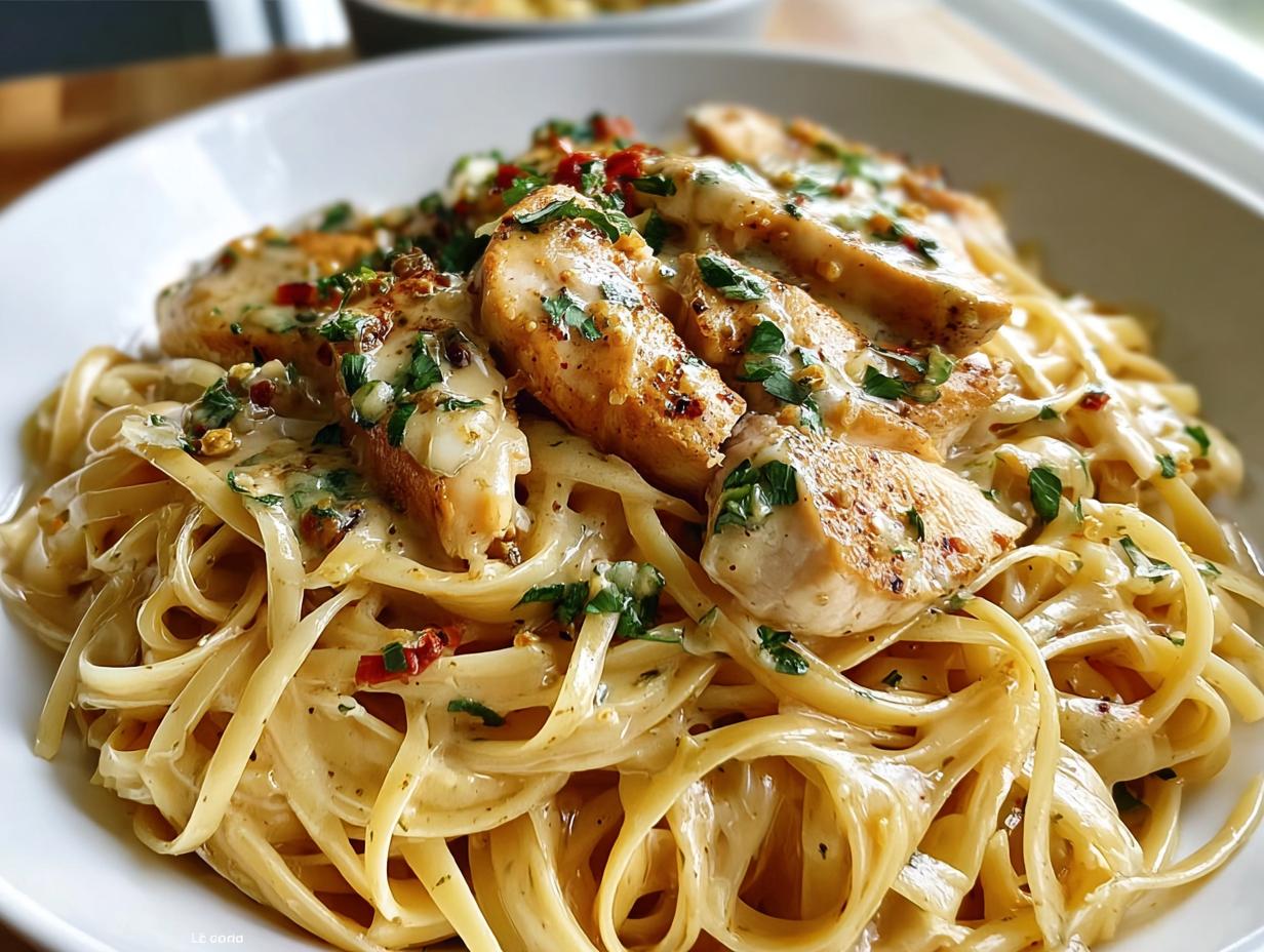 Amazing Creamy Garlic Parmesan Chicken Pasta