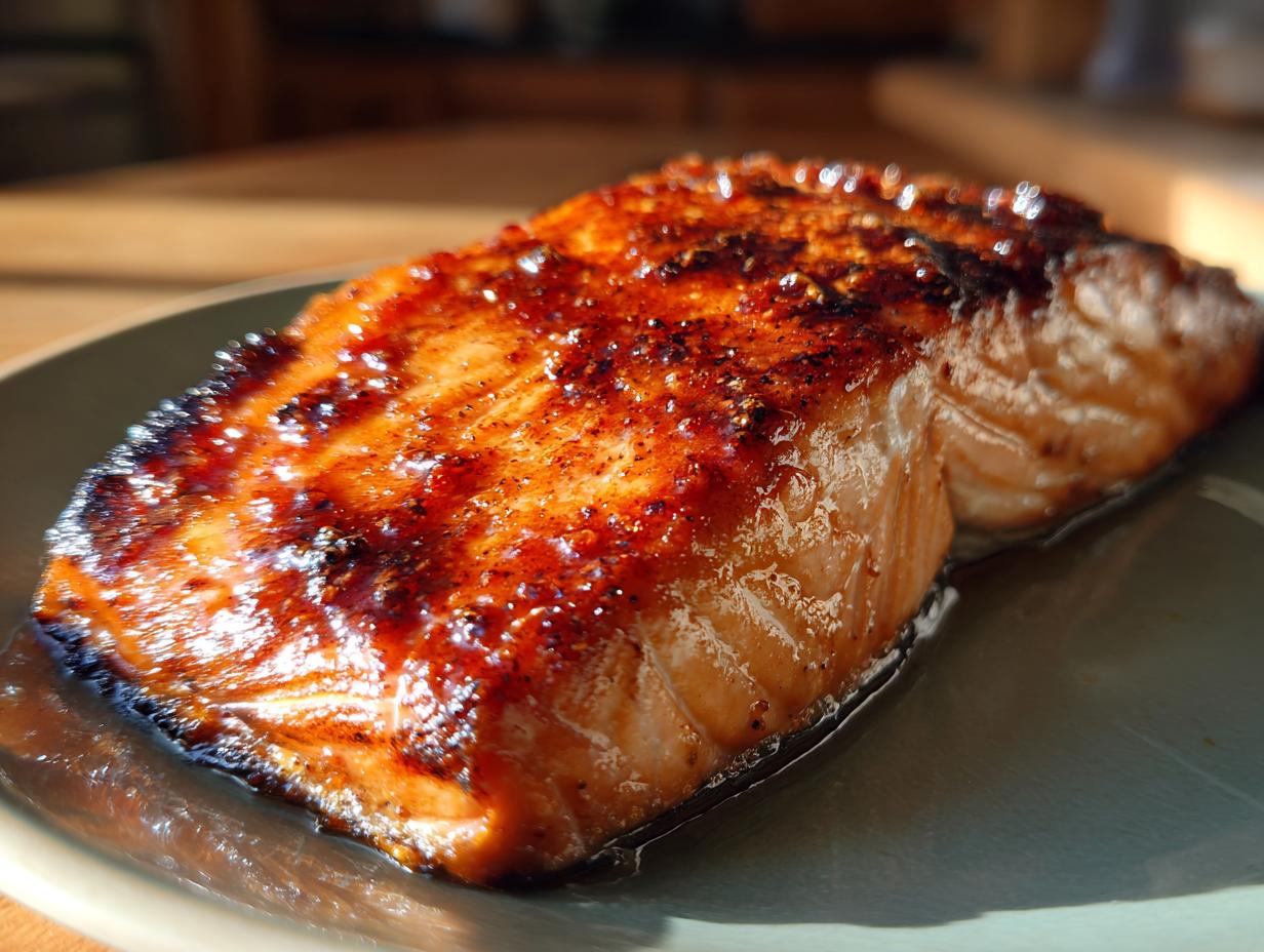 Dorm Salmon: 1 Amazing Hot Honey Budget Recipe
