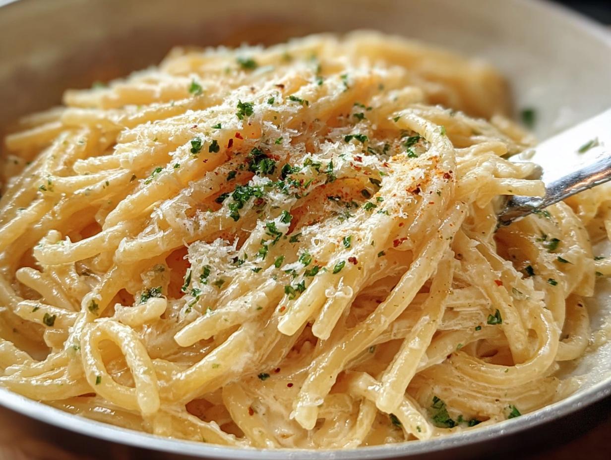 Crave-Worthy Pasta: 1 Pot Creamy Garlic Magic