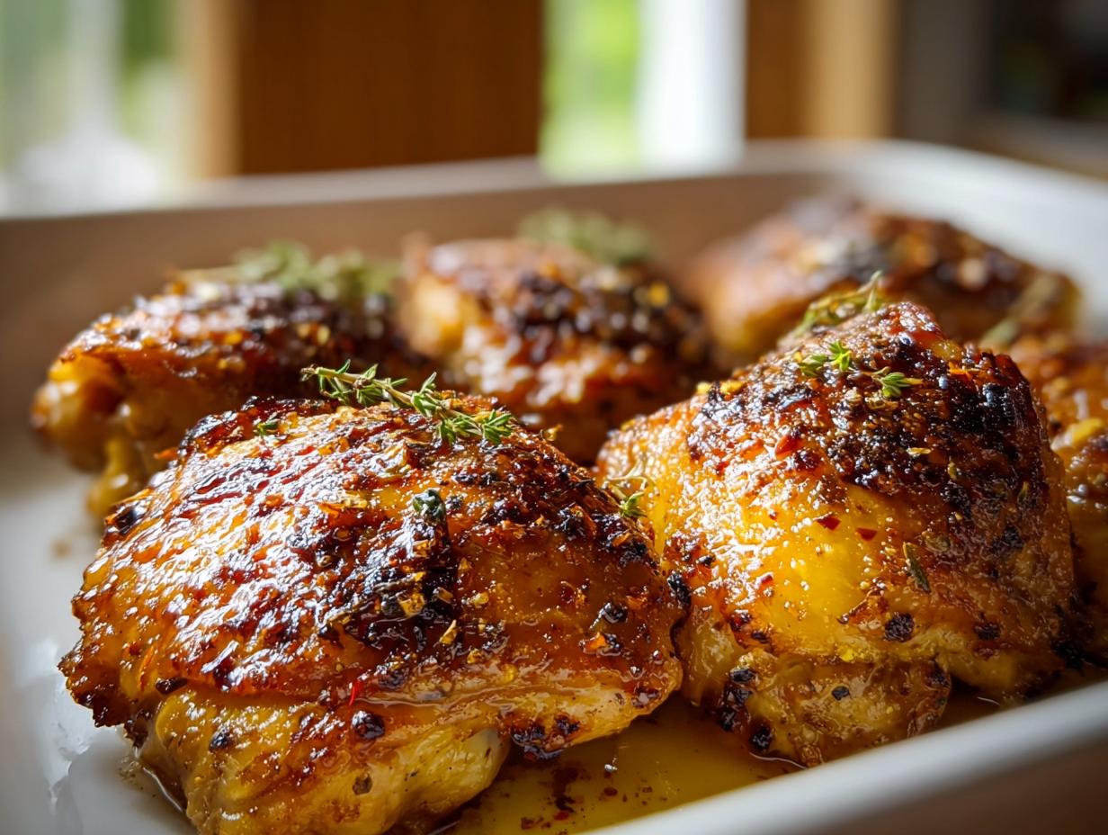 Foolproof Oven Baked Chicken Thighs: 45 Min Magic