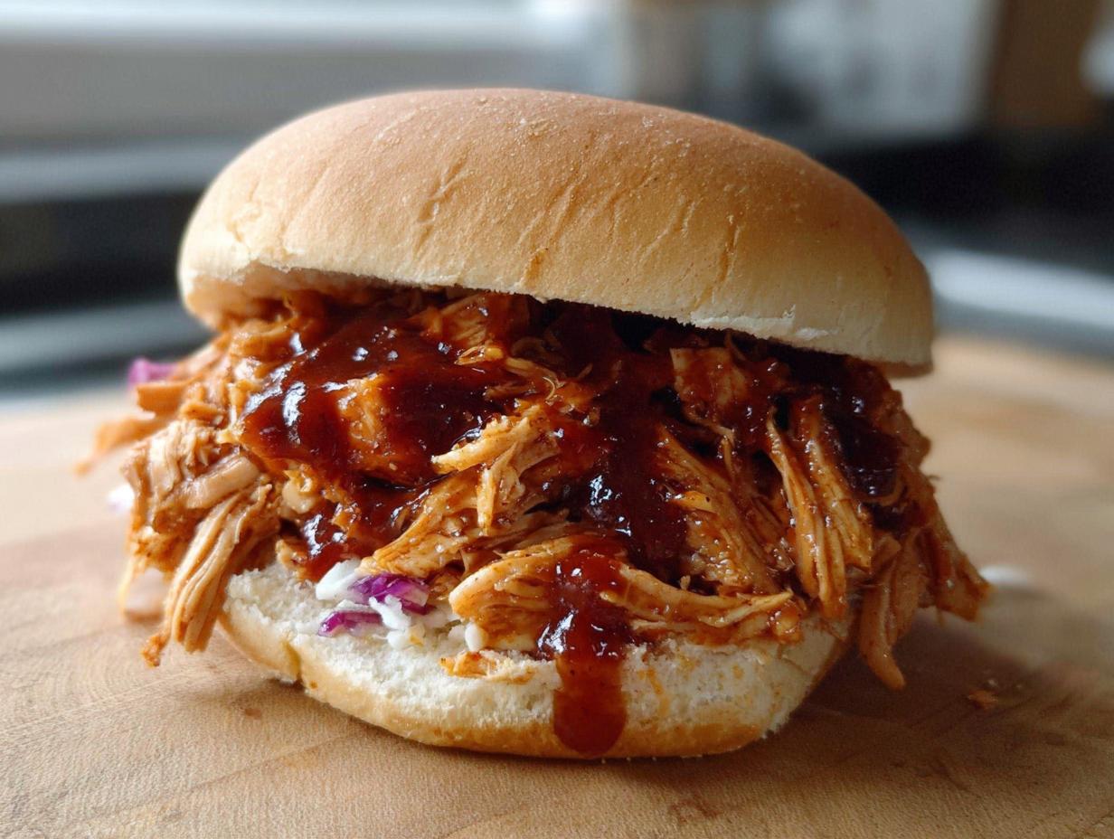 Perfect BBQ Chicken Sandwich Filling 1