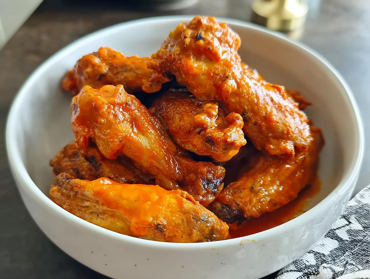 Perfect Buffalo Style Wings with Tangy Butter Sauce