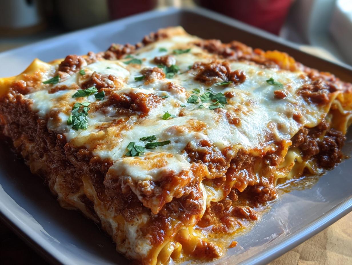 Cheesy Ricotta Mozzarella Parmesan Lasagna: 1 amazing dish