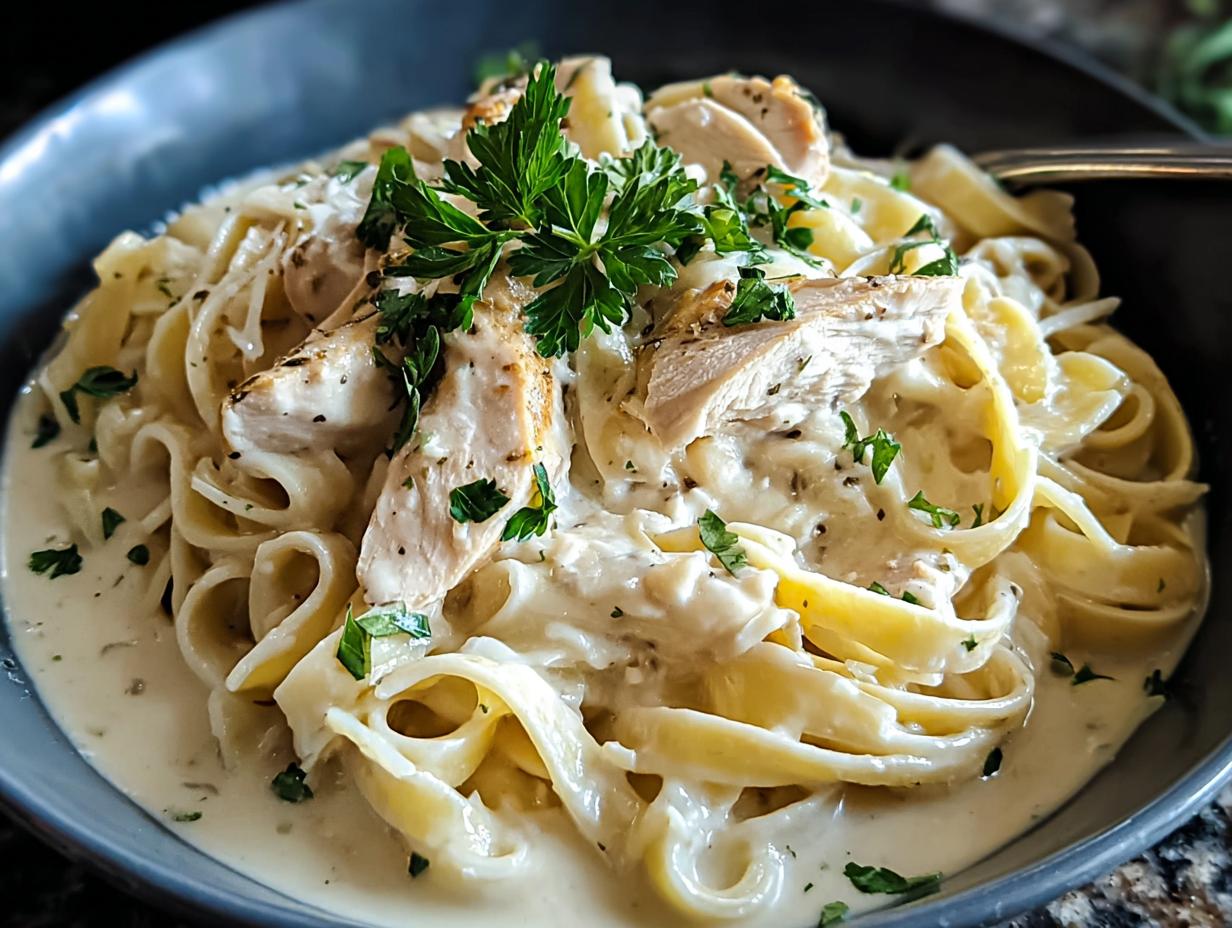 Perfect Chicken Alfredo Pasta with Velvety Texture
