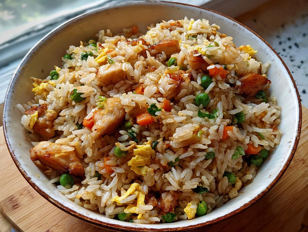 Perfect Chicken Fried Rice with Extra Crispy Bits