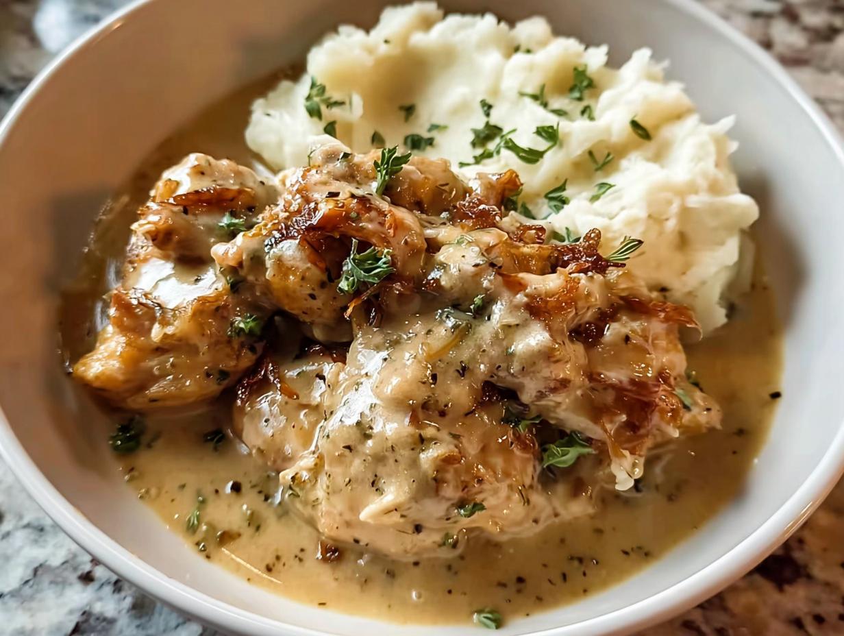 Amazing Comfort Style Chicken with Creamy Gravy
