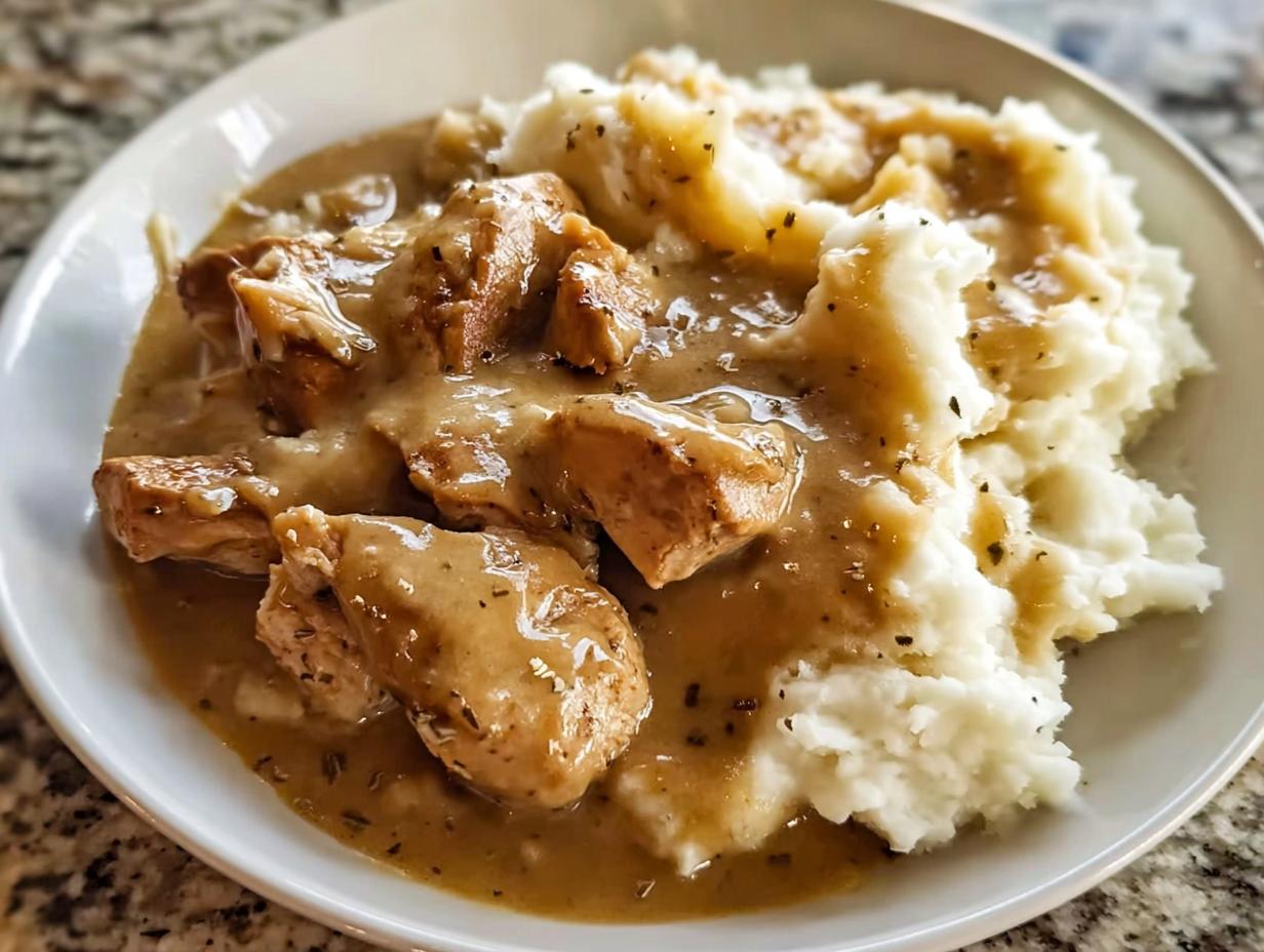 Amazing Comfort Style Chicken with Creamy Gravy