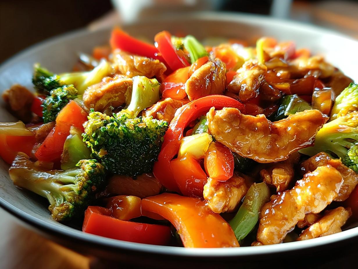 Amazing Easy Chicken Stir Fry with 5 Veggies