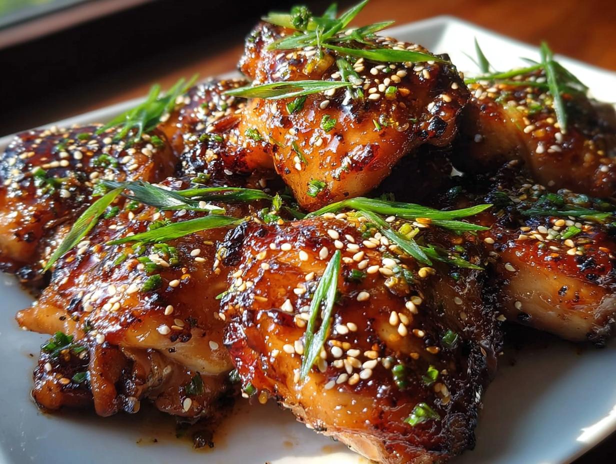 Amazing 1-Pan Garlic Soy Chicken Thighs