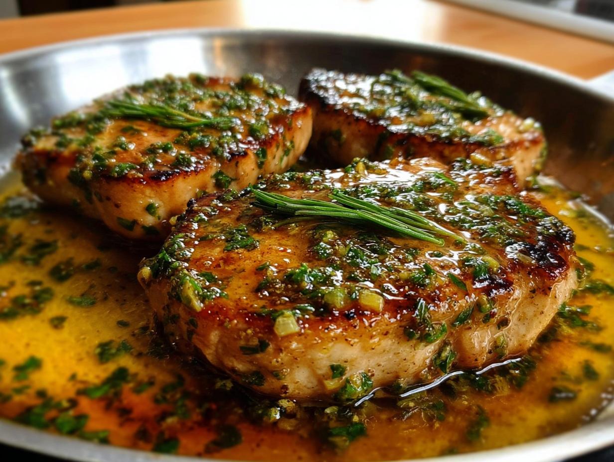 Amazing Lemon Herb Pork Chops with Bright Zest