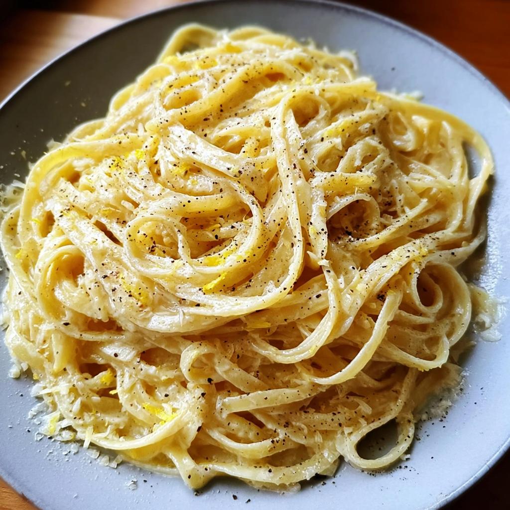 Amazing Lemon Parmesan Pasta with Fresh Zest