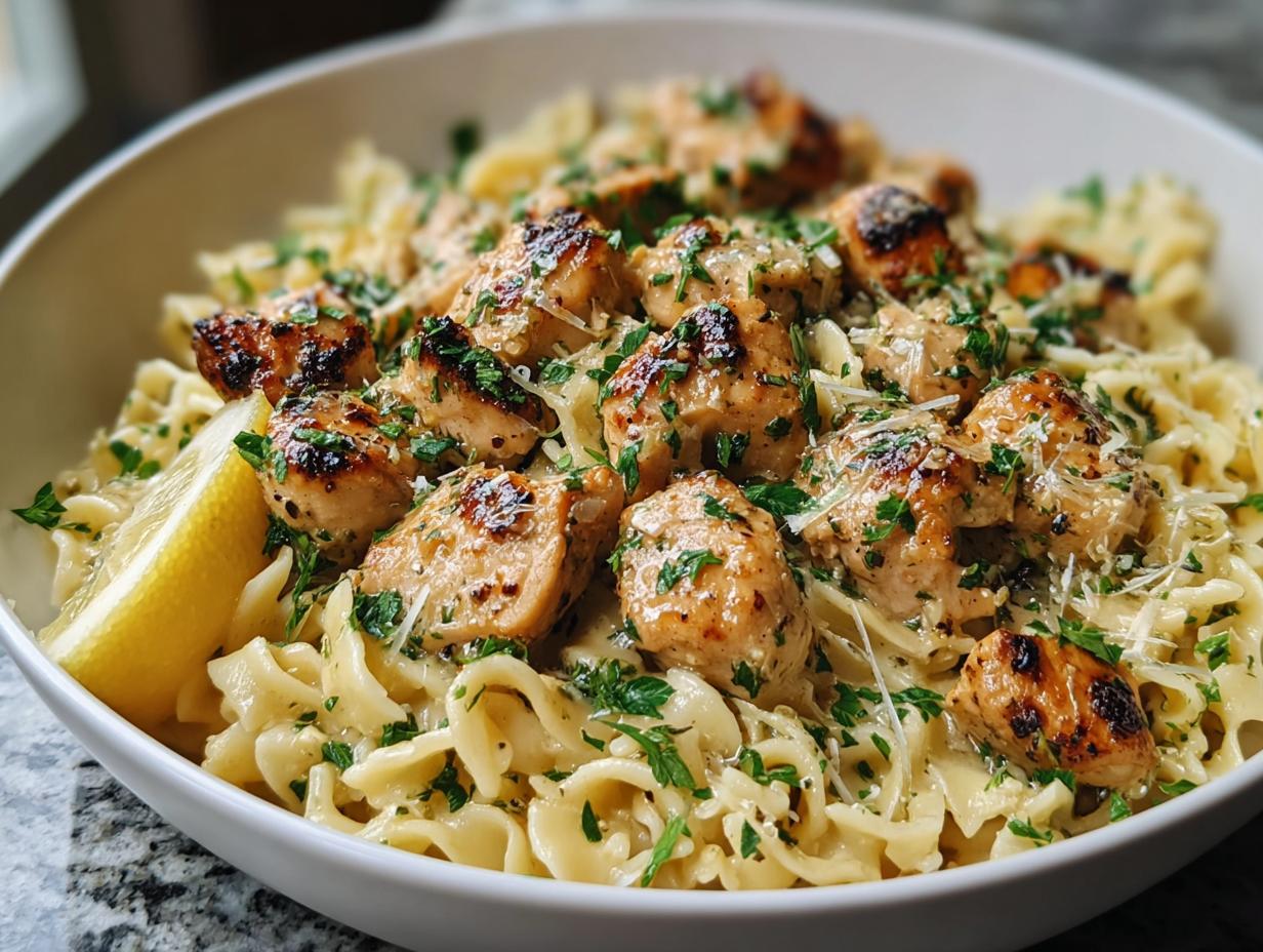 Amazing Pot Chicken Pasta with Garlic Butter