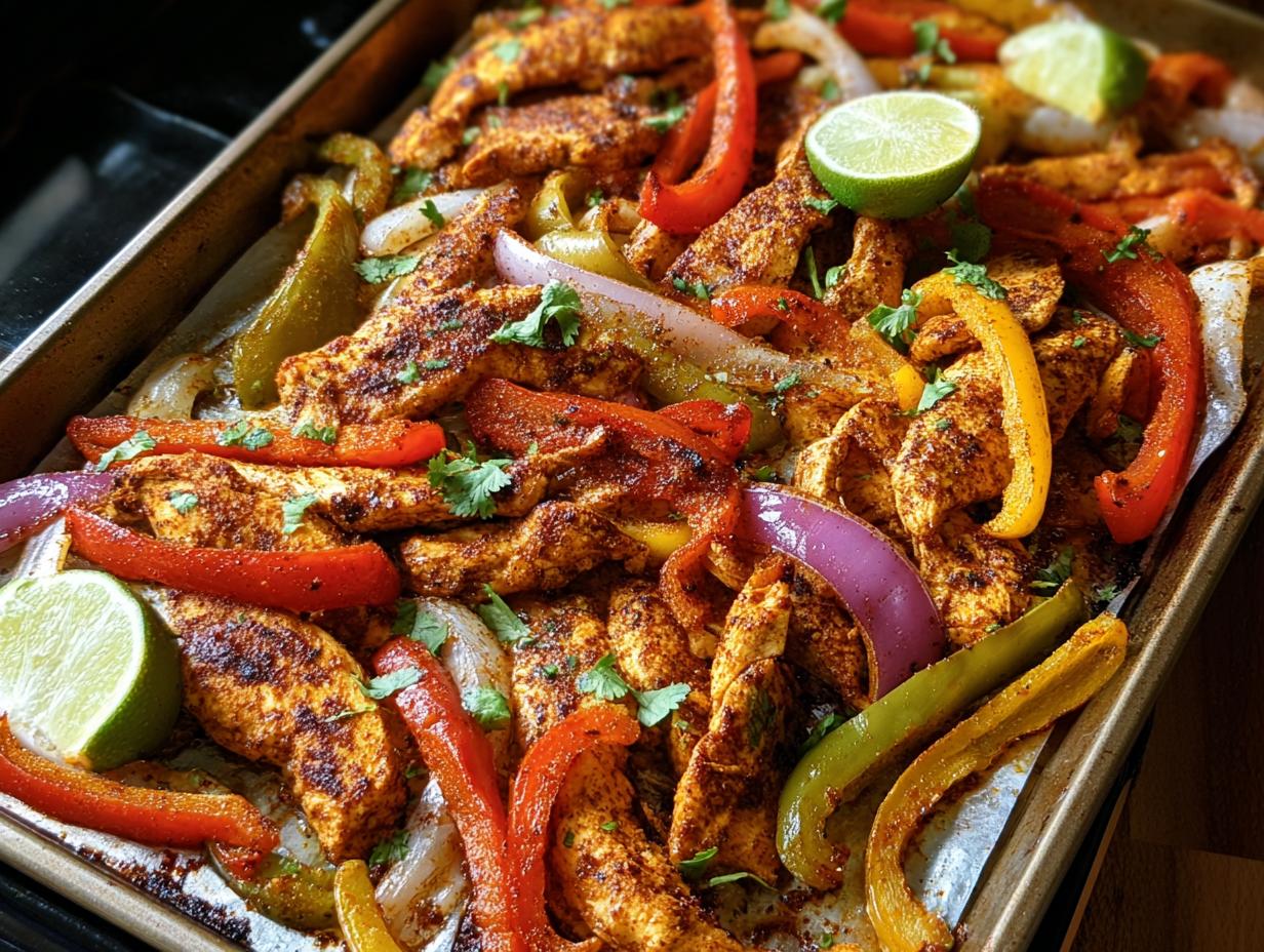 Sheet Pan Chicken Fajitas: 1 Pan Wonder
