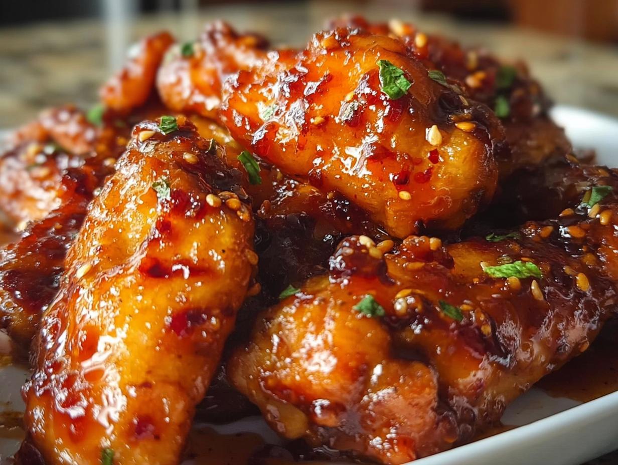 Amazing Sweet Chili Wings with Spicy Kick