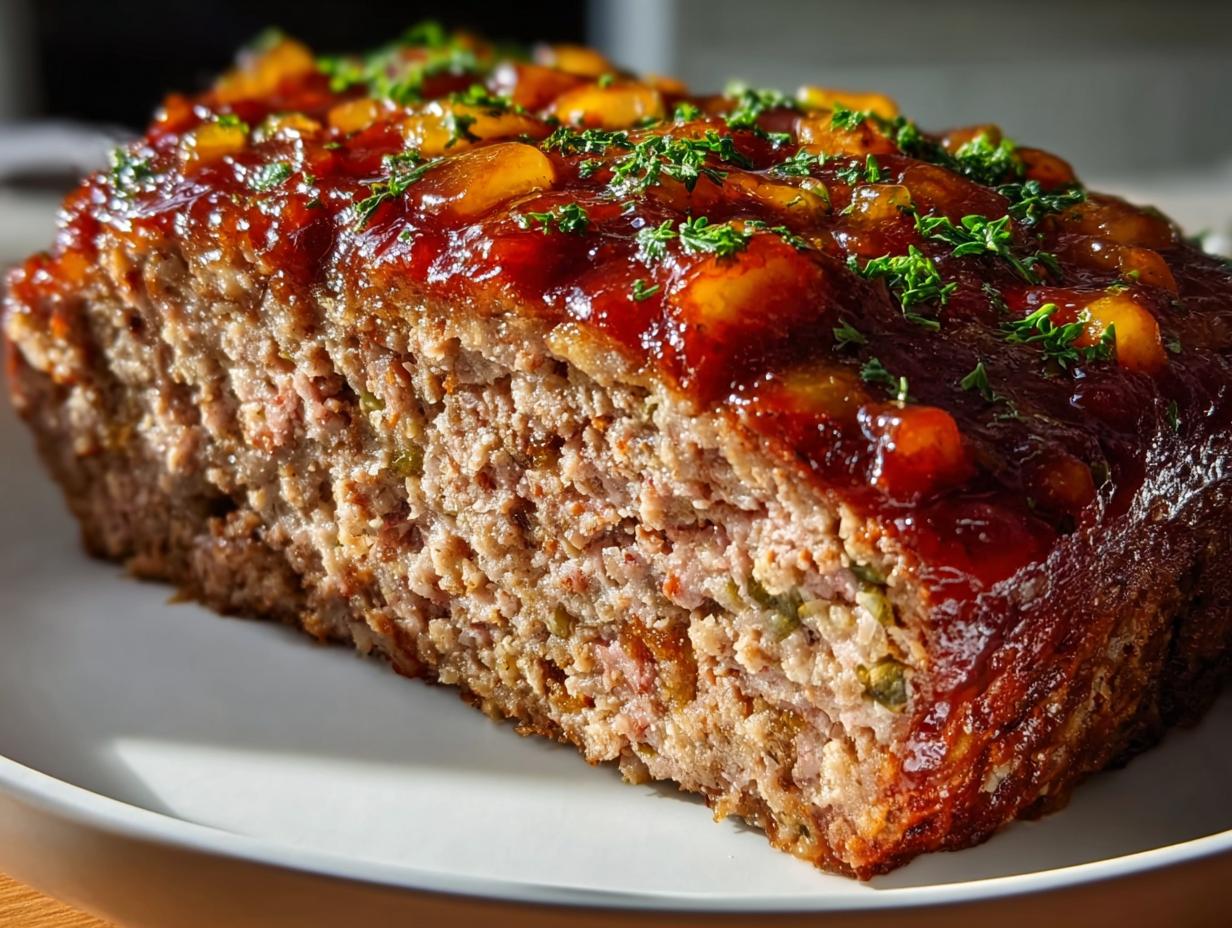 Amazing Turkey Meatloaf with Savory Glaze