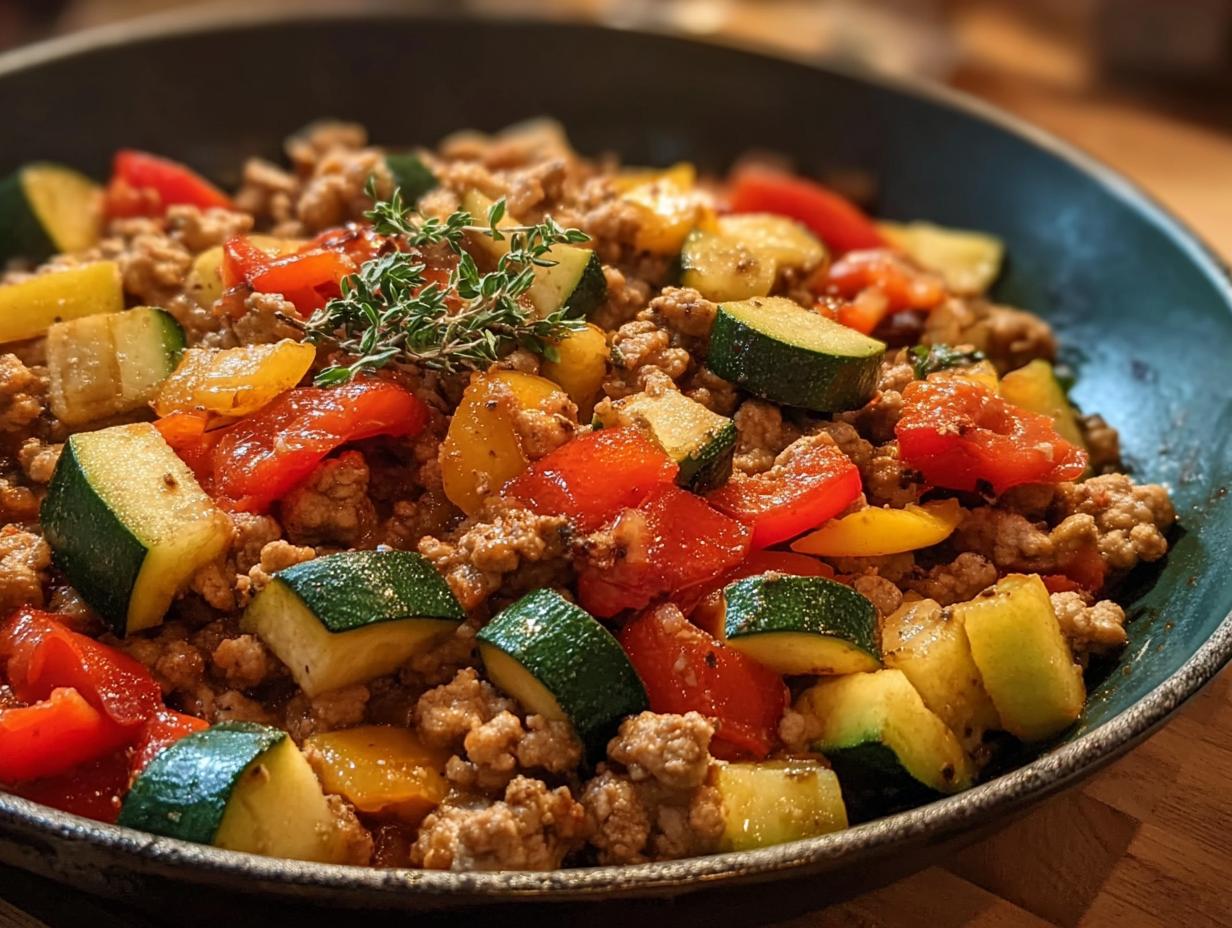 Amazing Turkey and Veggie Skillet for Weeknights