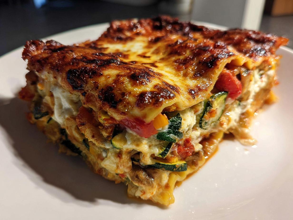 Amazing Vegetable Lasagna with Roasted Veggies