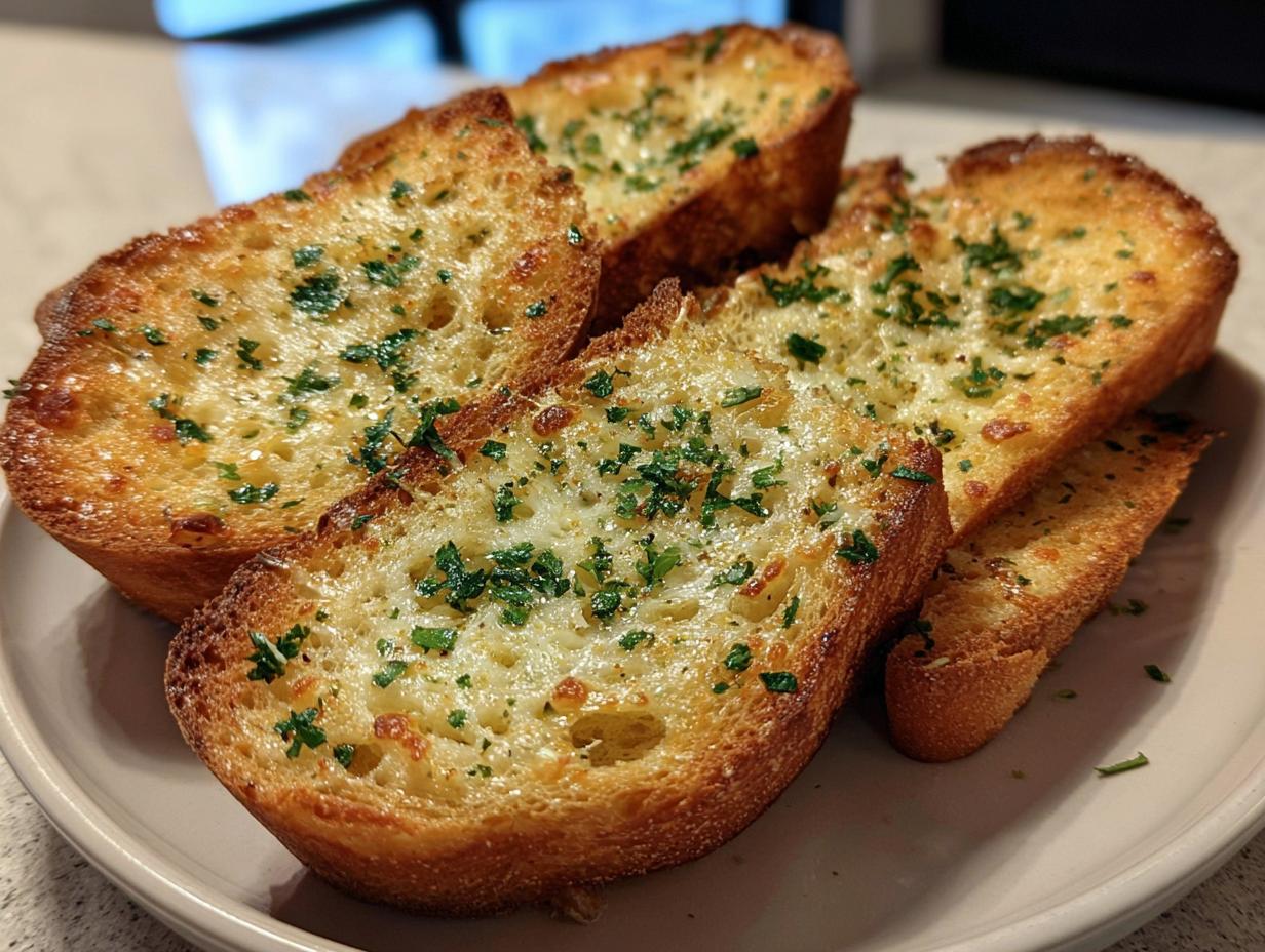 Air Fryer Garlic Bread: 5 Min Melty Magic