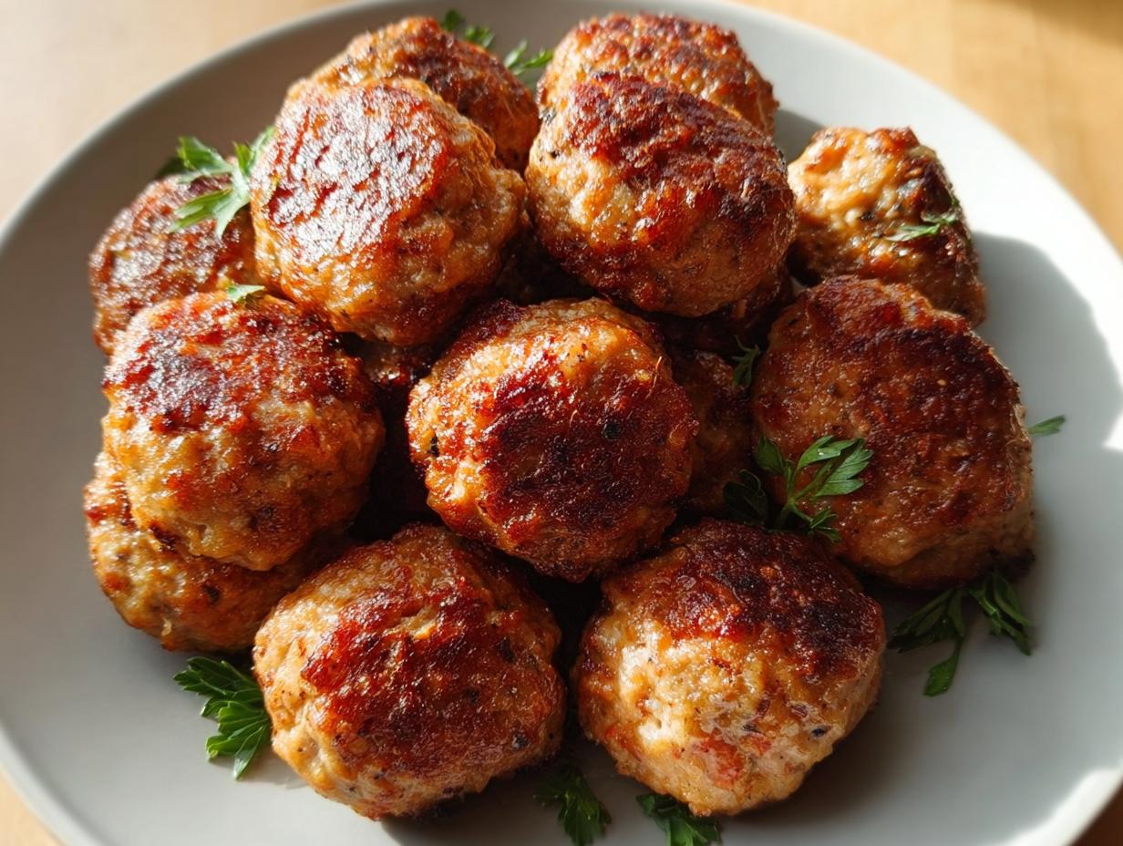 Perfect Air Fryer Meatballs with Juicy Texture