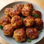 Air Fryer Meatballs with Juicy Texture - Tasty
