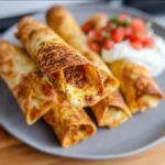 Air Fryer Taquitos with Cheesy Filling - Tasty
