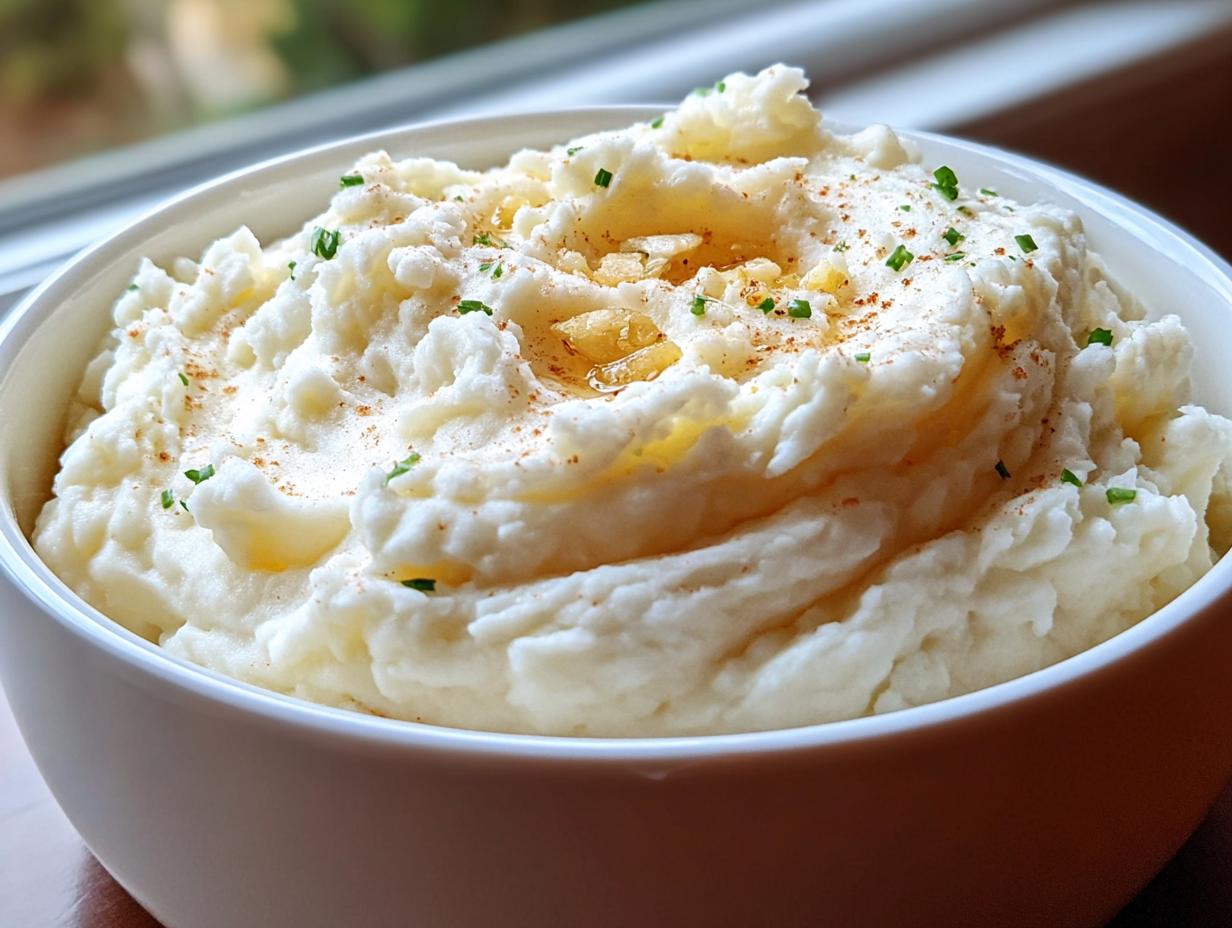 Amazing Garlic Mashed Potatoes: 1 Heavenly Side