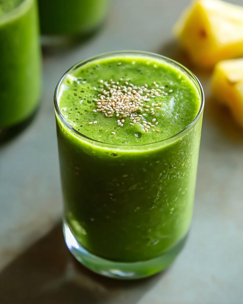 Green Smoothie with Spinach and Pineapple - Other 1