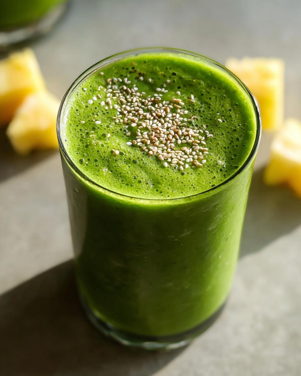 Green Smoothie with Spinach and Pineapple - Other 2