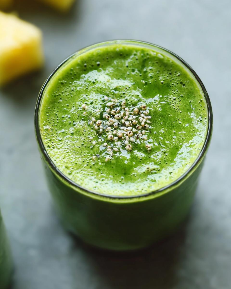 Green Smoothie with Spinach and Pineapple - Other 3