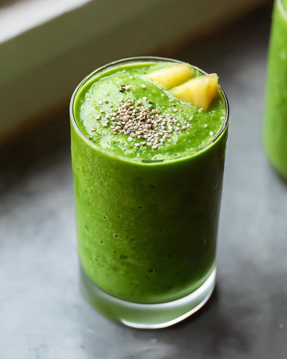 Green Smoothie with Spinach and Pineapple - Other 4