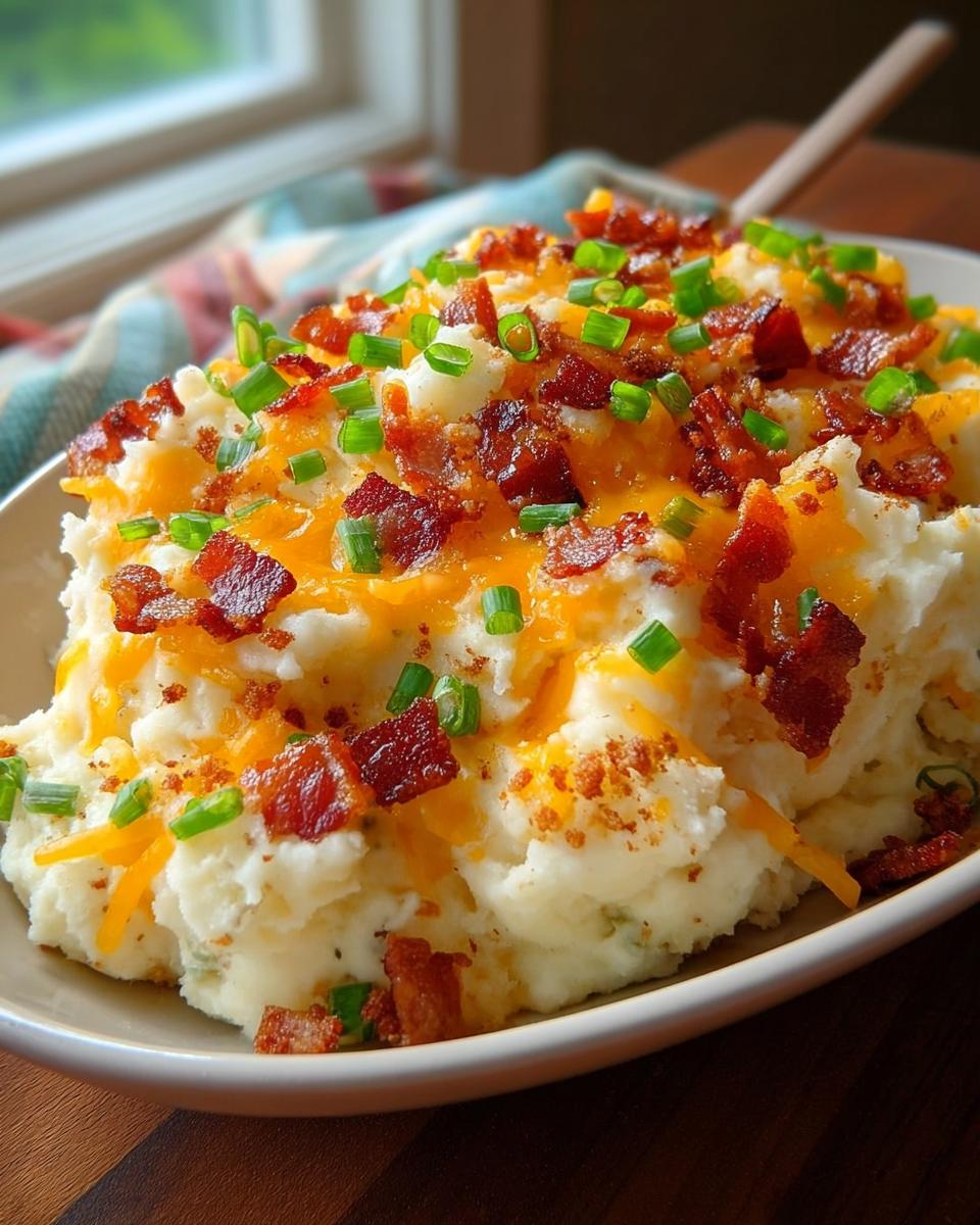 Loaded Mashed Potatoes with Bacon and Cheese - Other 1