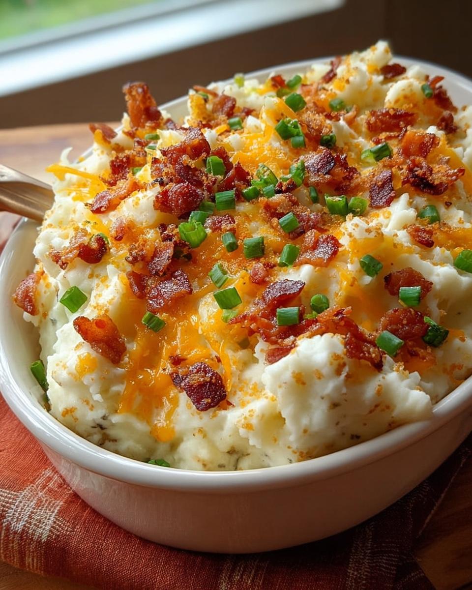 Loaded Mashed Potatoes with Bacon and Cheese - Other 2