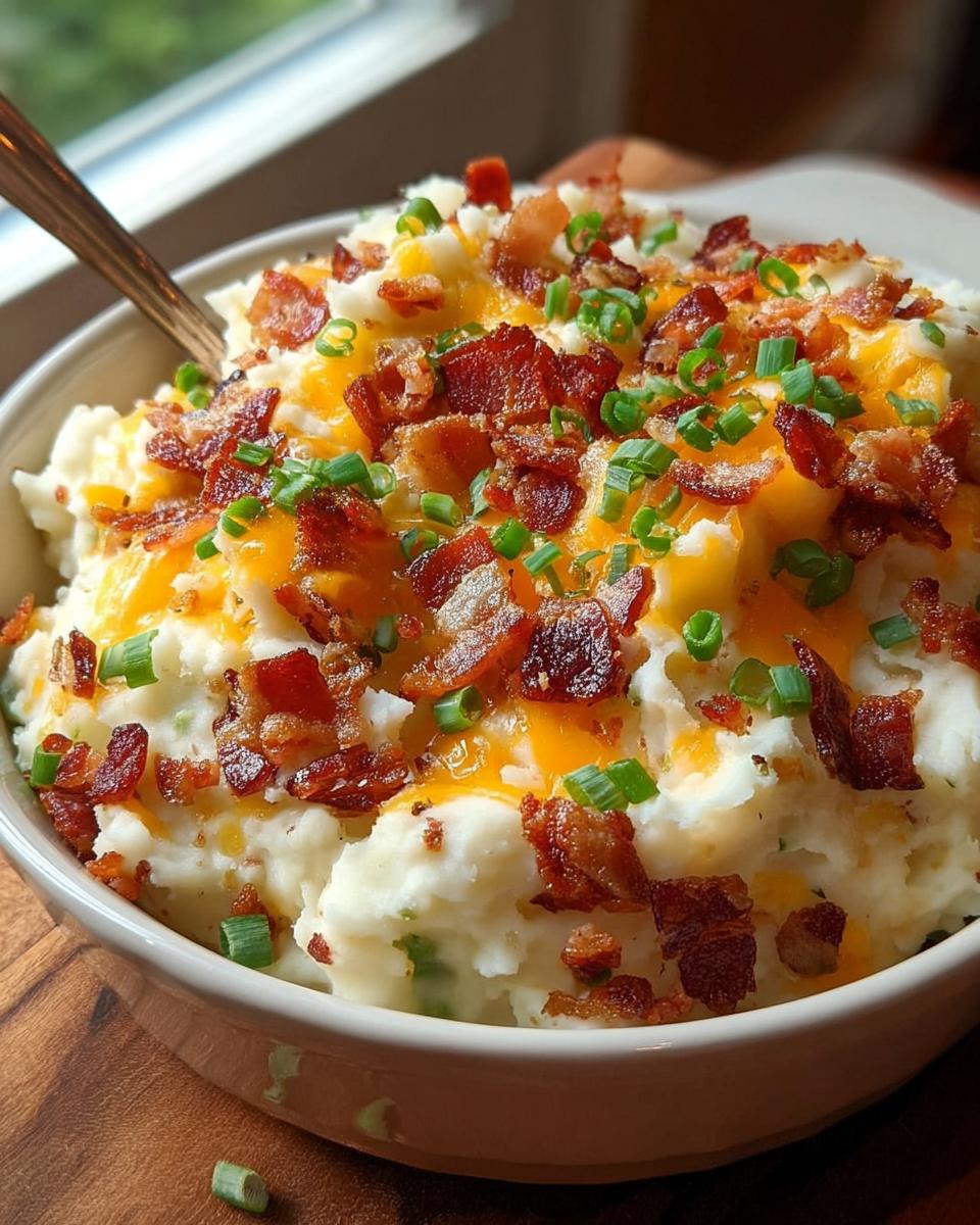 Loaded Mashed Potatoes with Bacon and Cheese - Other 4
