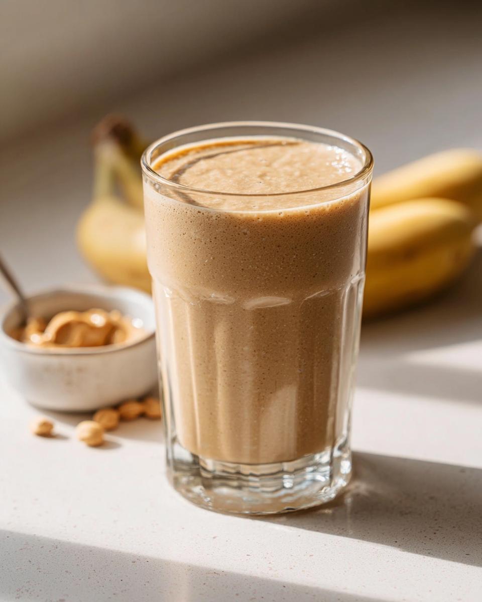 Peanut Butter Banana Smoothie for Breakfast - Other 3