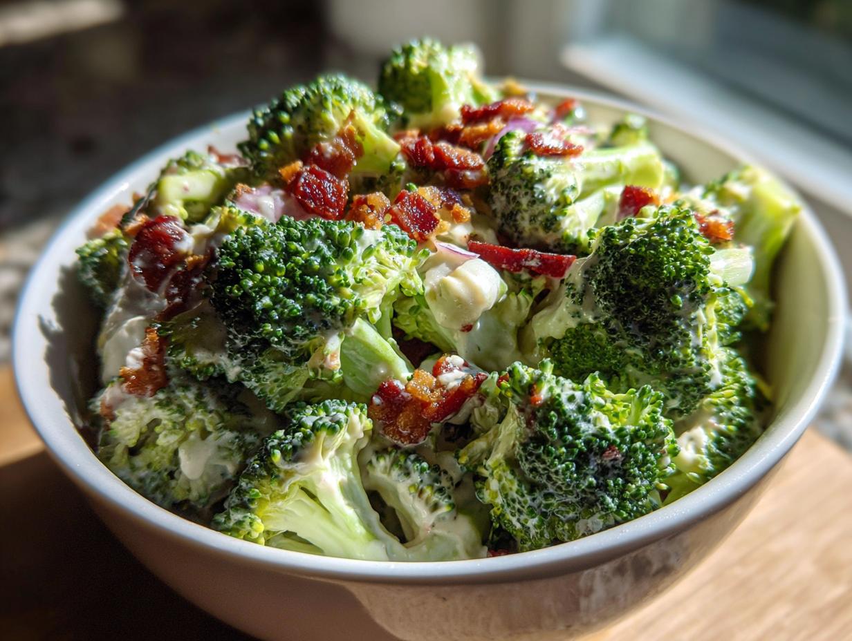 Amazing Creamy Broccoli Salad Recipe 1