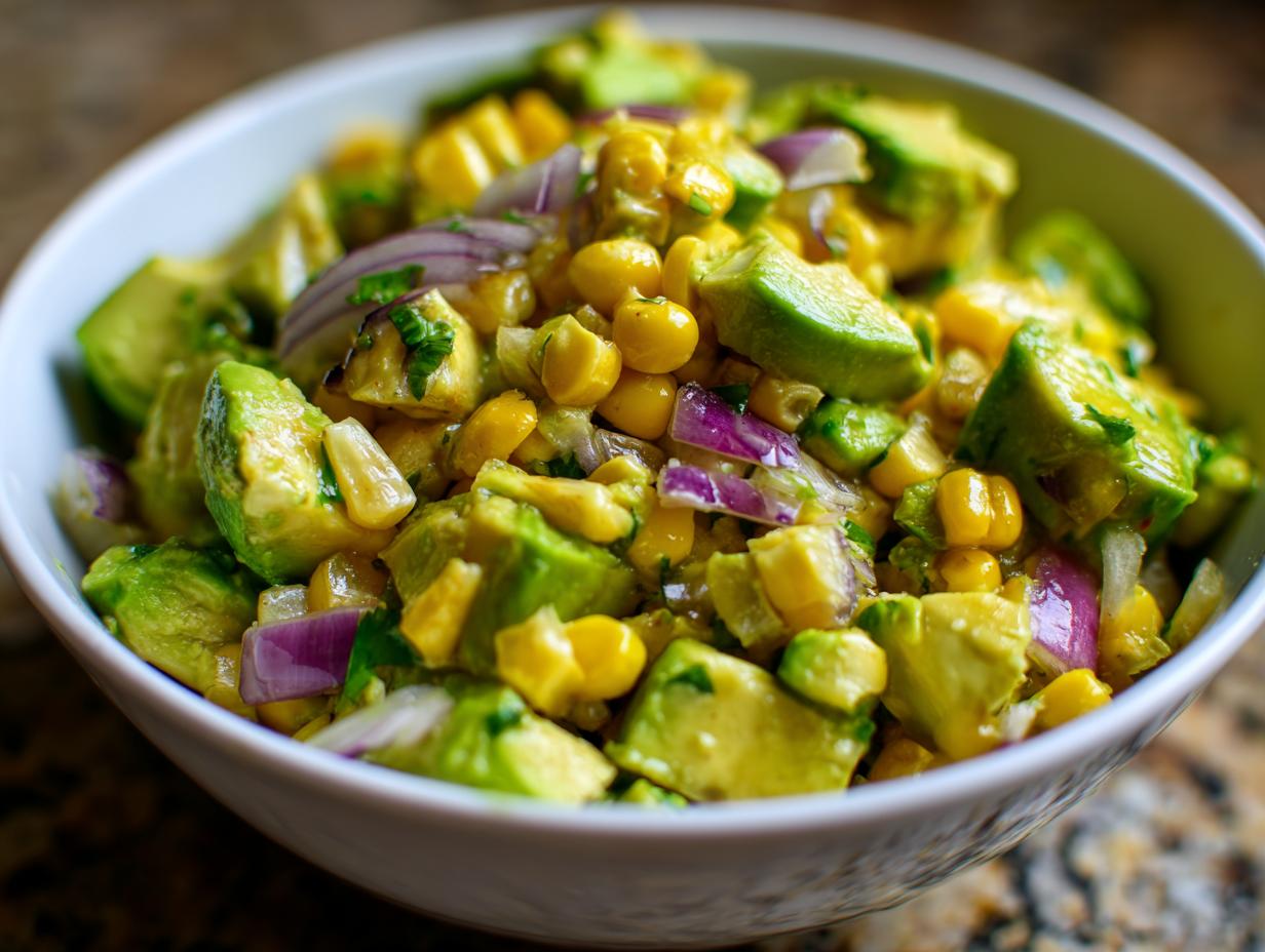 Amazing 10-Minute Fresh Avocado Corn Salad