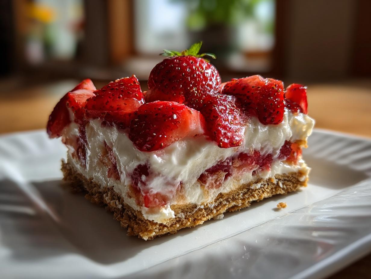 Amazing No Bake Strawberry Delight in 20 Minutes