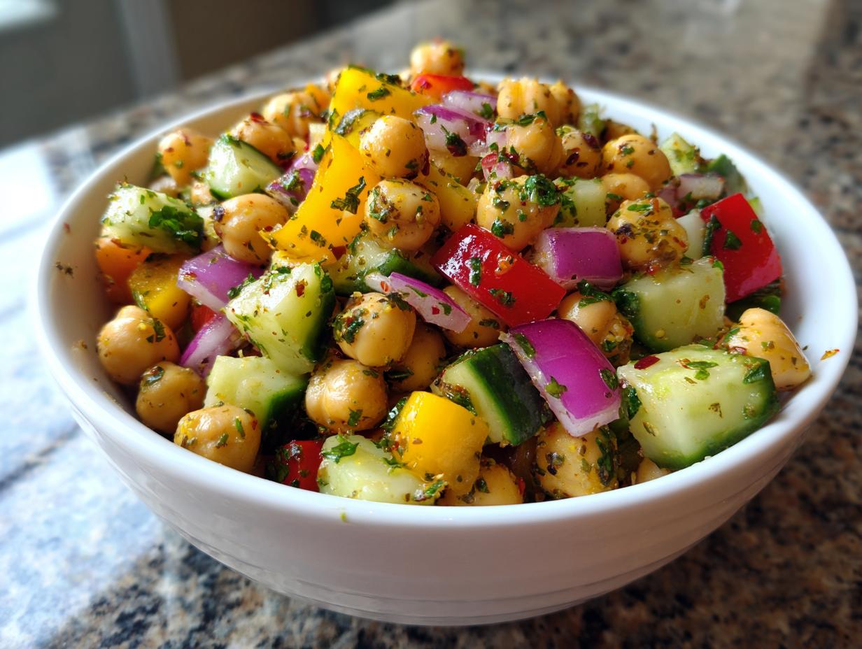 Amazing Summer Chickpea Salad Recipe