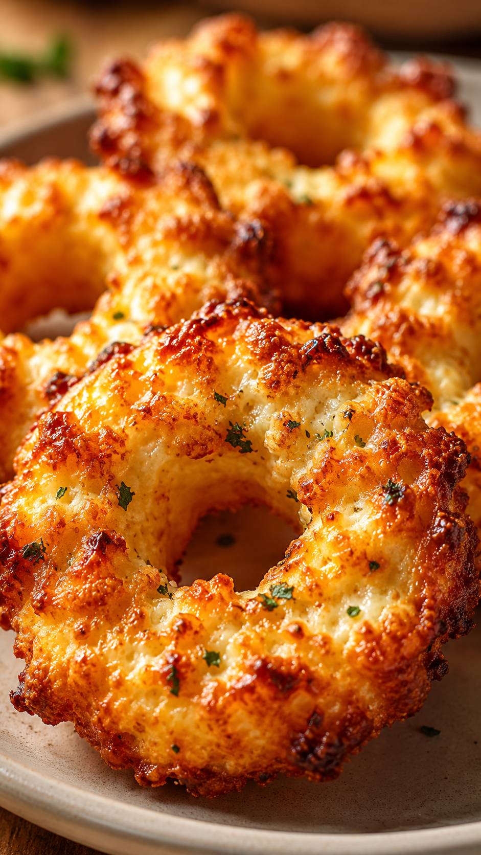 Crispy Parmesan Cottage Cheese Rings Recipe