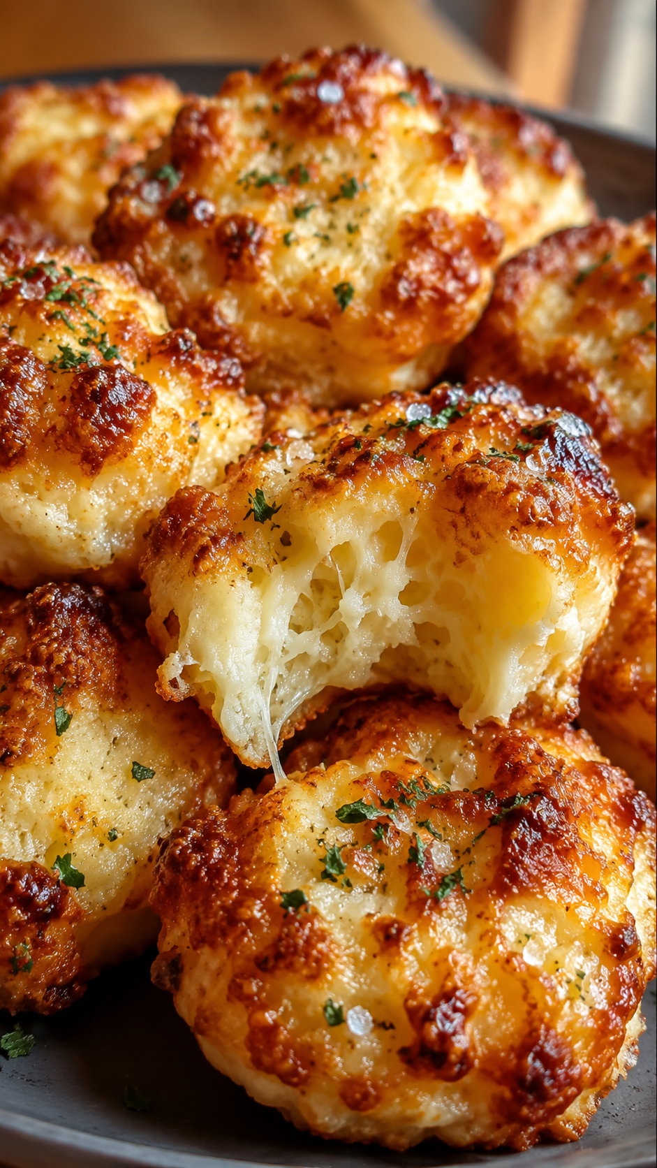 Garlic Pretzel Cottage Cheese Bites