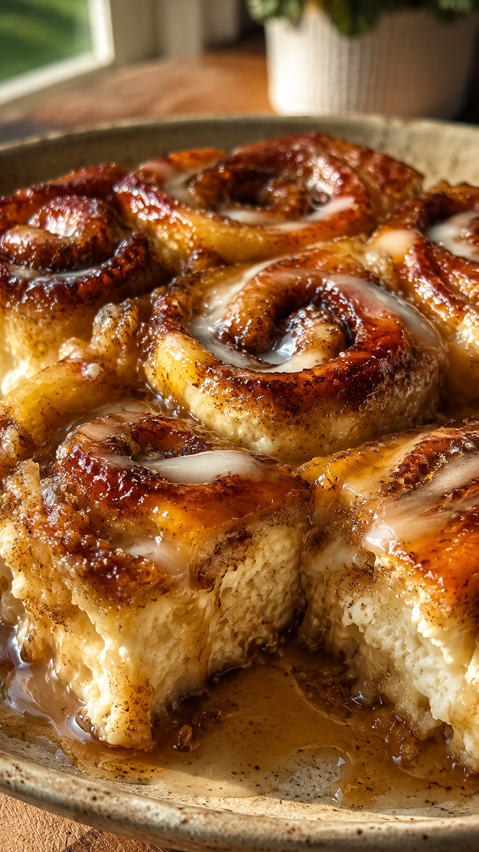 Cinnamon Roll Cottage Cheese Skillet Slab