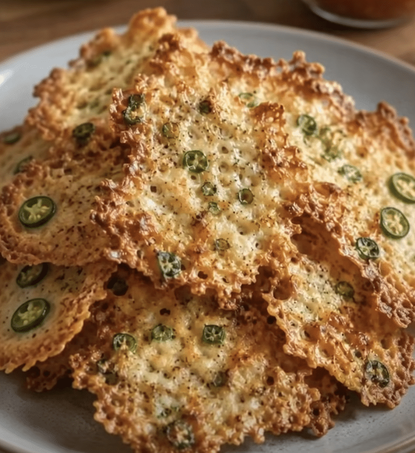 Zesty Jalapeño Cottage Cheese Crunch Shards