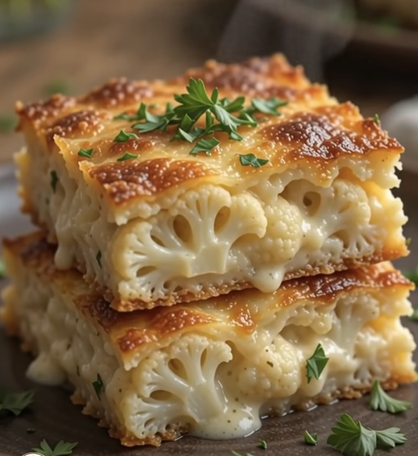 Cauliflower Cheese Protein Bake