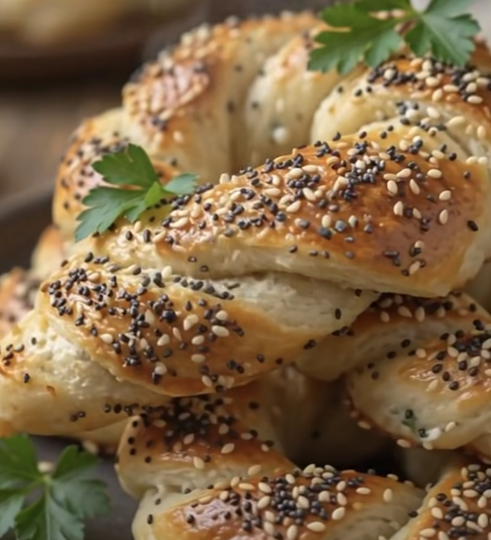 Chewy Cottage Cheese Everything Bagel Twists