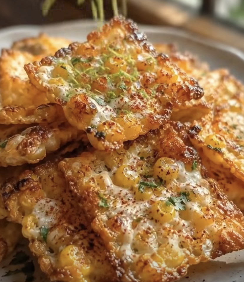 Street Corn Cottage Cheese Crunch Tiles