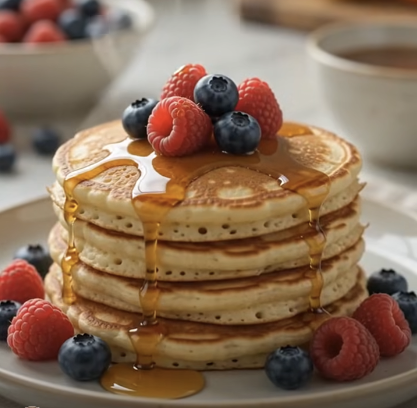 Cottage Cheese Protein Pancakes